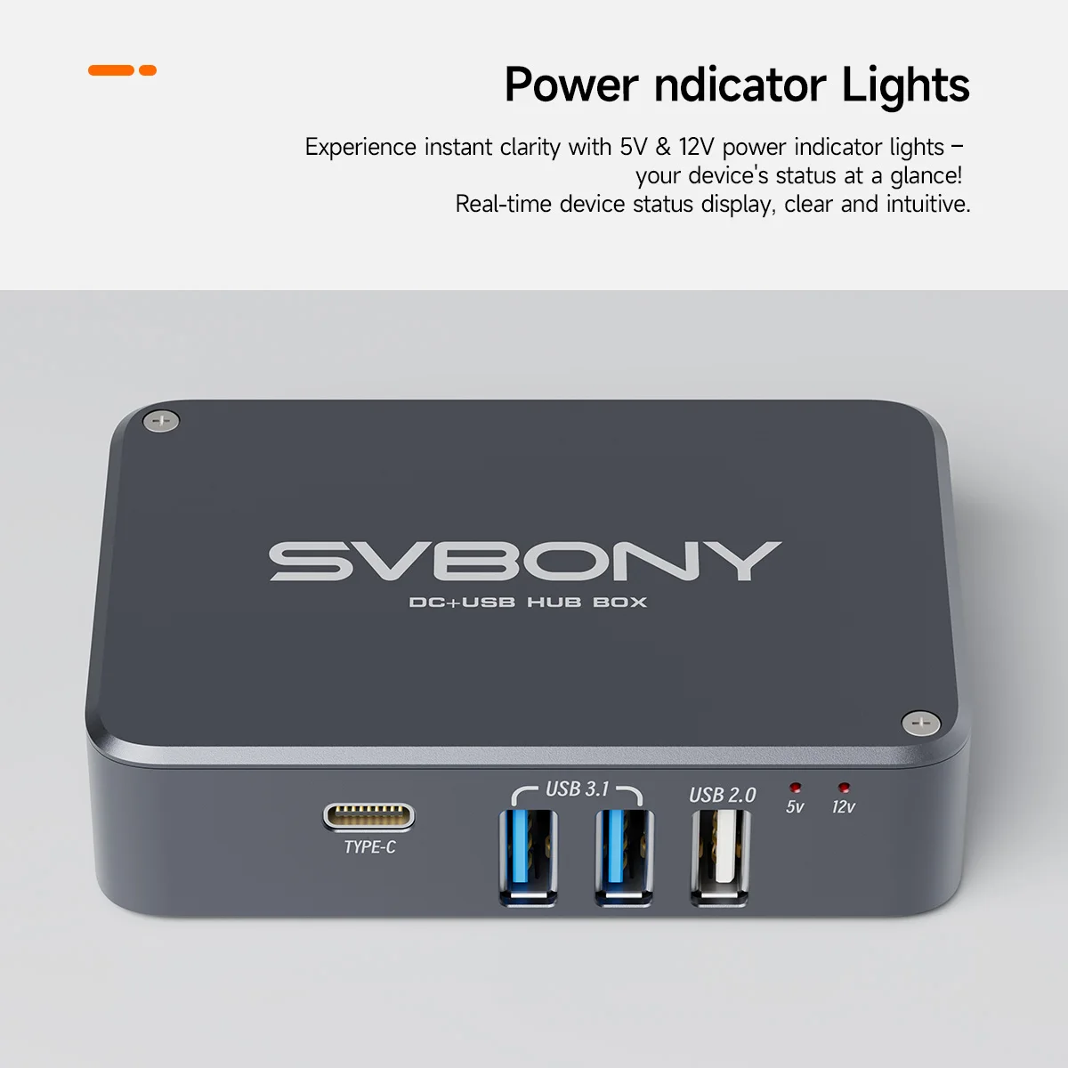 Svbony SV241 Astronomy Micro DC+USB HUB Box USB3.1 High-speed Readout Output & Type-C Interface for Astrophotography