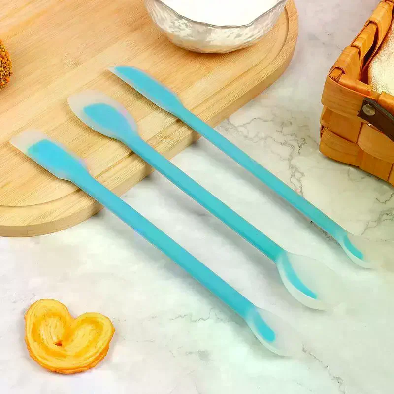 Silicone Spoon Small Spoon Jam Spoon Heat Resistant Easy To Clean Non-stick Rice Spoons Tableware Utensil Kitchen Tools 1/3Pcs