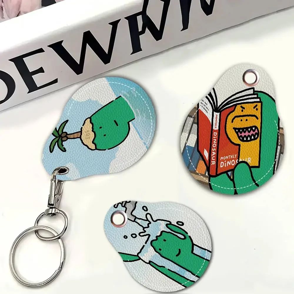 Cartoon J-Joguman S-Studio Adorable Teardrop Acc Control Card Protector Bus Keychain Elevator Card Holder Student PU Material