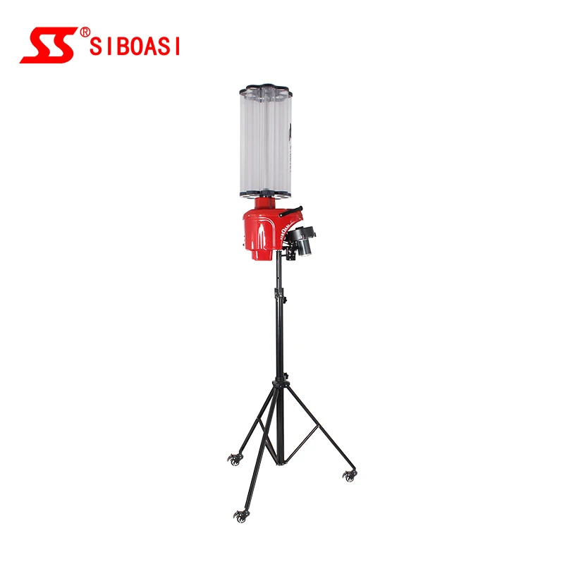 SIBOASI S3025 Multi-functions Automatic Badminton Machine Badminton Shuttle Launcher With Training Drills