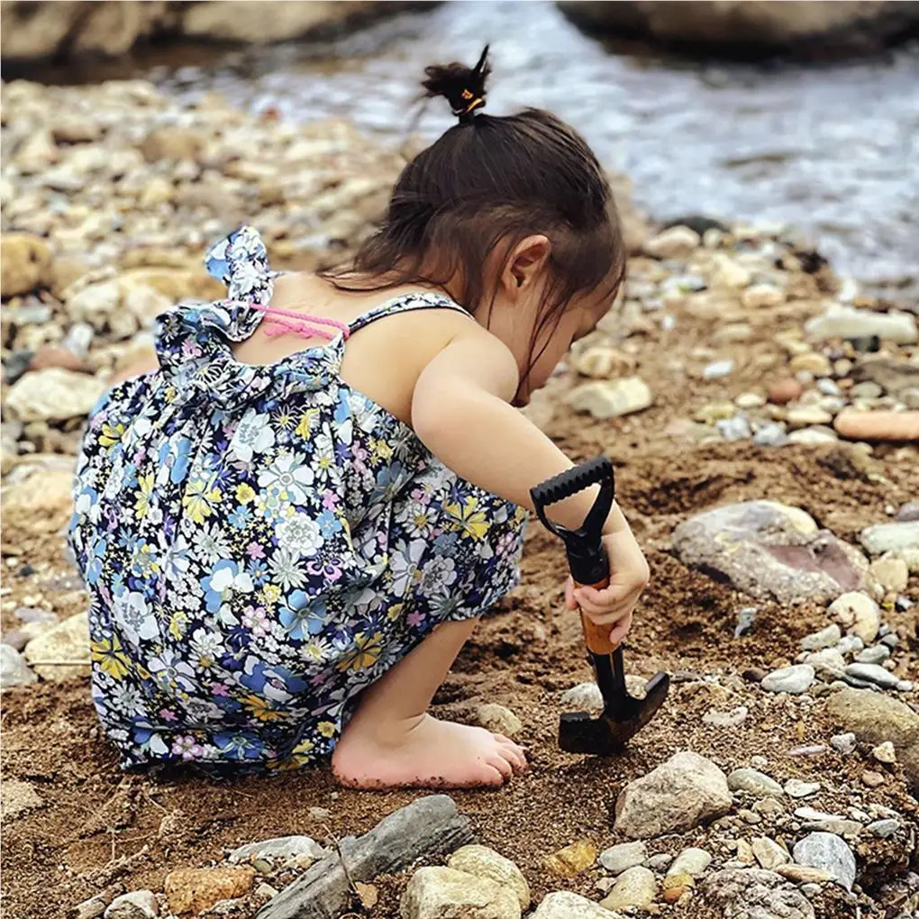 Imagem -04 - Mini d Wood Handle Digging Shovel Pás Trowel Impermeável Rustproof Garden Scoop Superfície Revestida para a Praia Grande