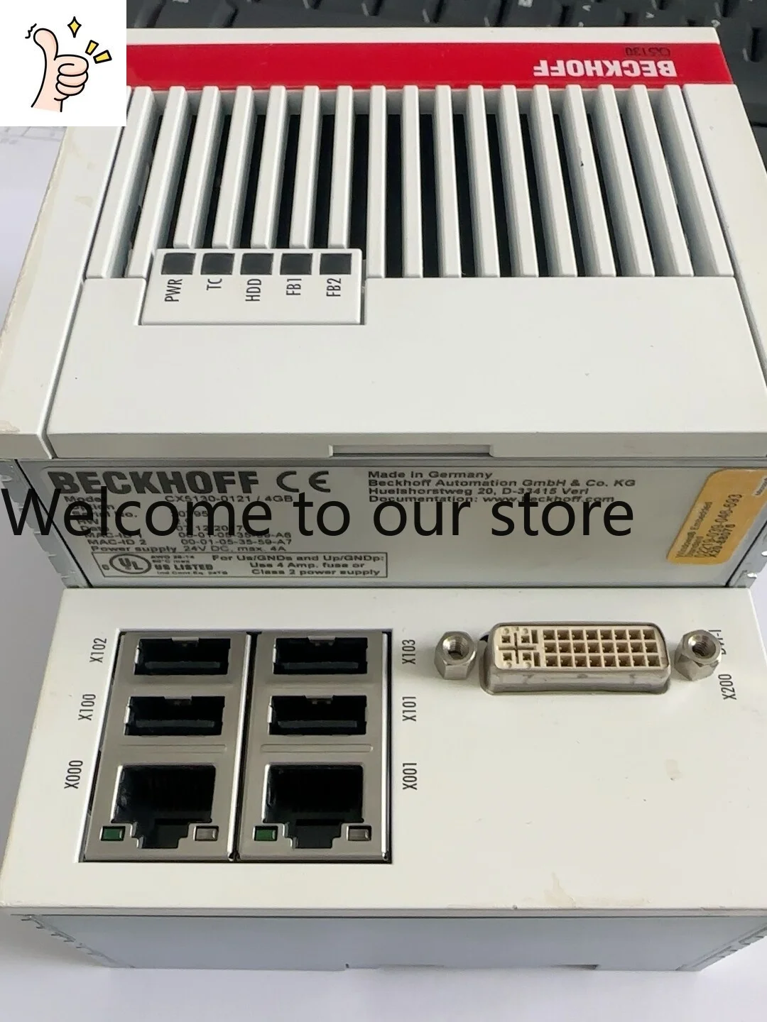 CX5130-0121 Is As Shown In The Picture, The Function Is Normal, And The Packaging Is There.