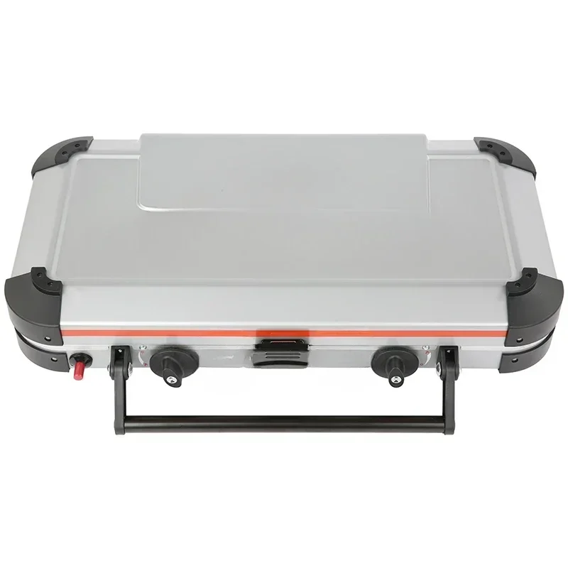 Hot SalesTwo-user Outdoor Stove Cooktop, Field Gas Stove, Windproof, Bakable Field Cooker