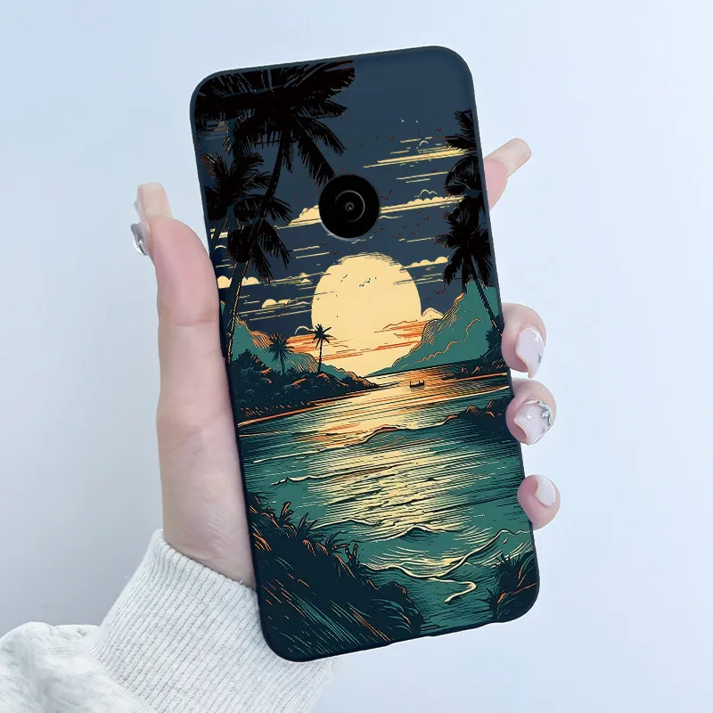 For Nokia 110 4G 2023 Casing Luxury Cute Love Rabbit Funny Black Soft Silicone Protective Cover For Nokia110 4G 2023 Phone Case