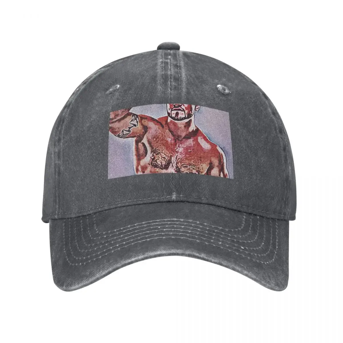 sexy Christmas guy, sexy santa, male erotic nude, male nude Baseball Cap Golf Hat Dropshipping Male Women's