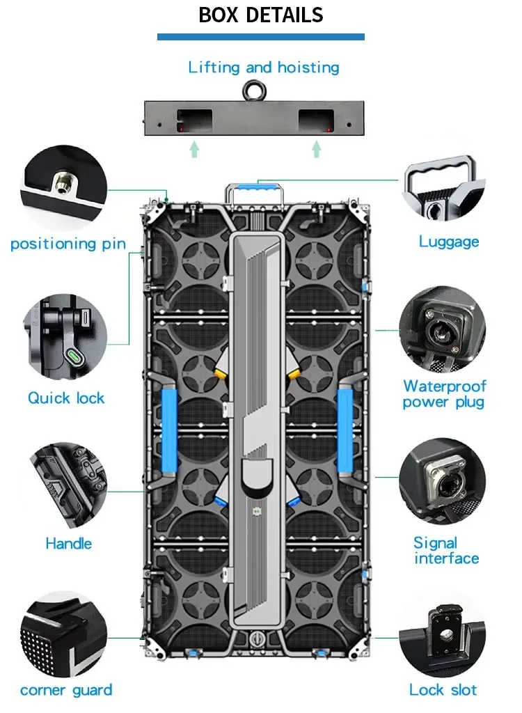 Outdoor Custom Waterproof LED Roll-up Display ScreenRental Waterproof P2.9 P3.91 Led Outdoor Display Panel 3d Outdoor Led Displa