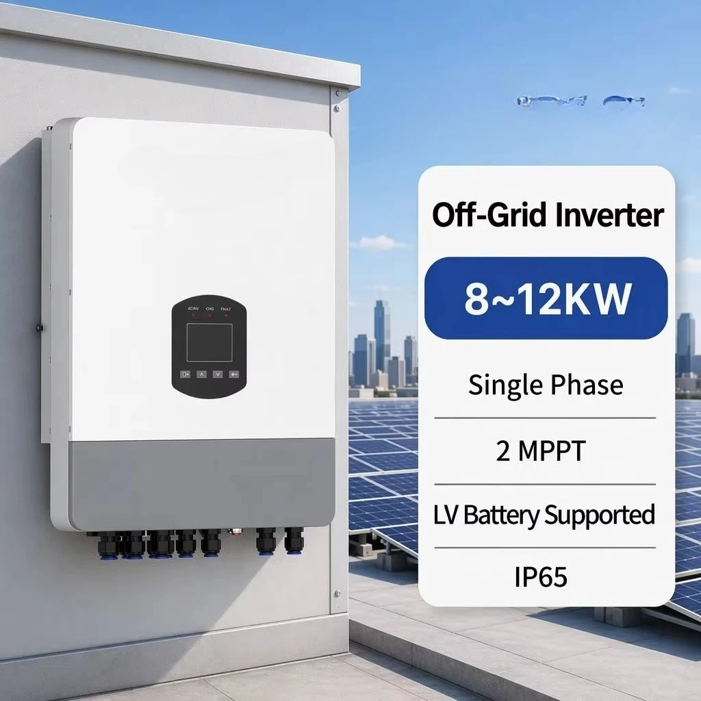 High Efficiency off Grid 12KW Solar System Single-phase Pure Sine Wave Home Power Solar Inverter