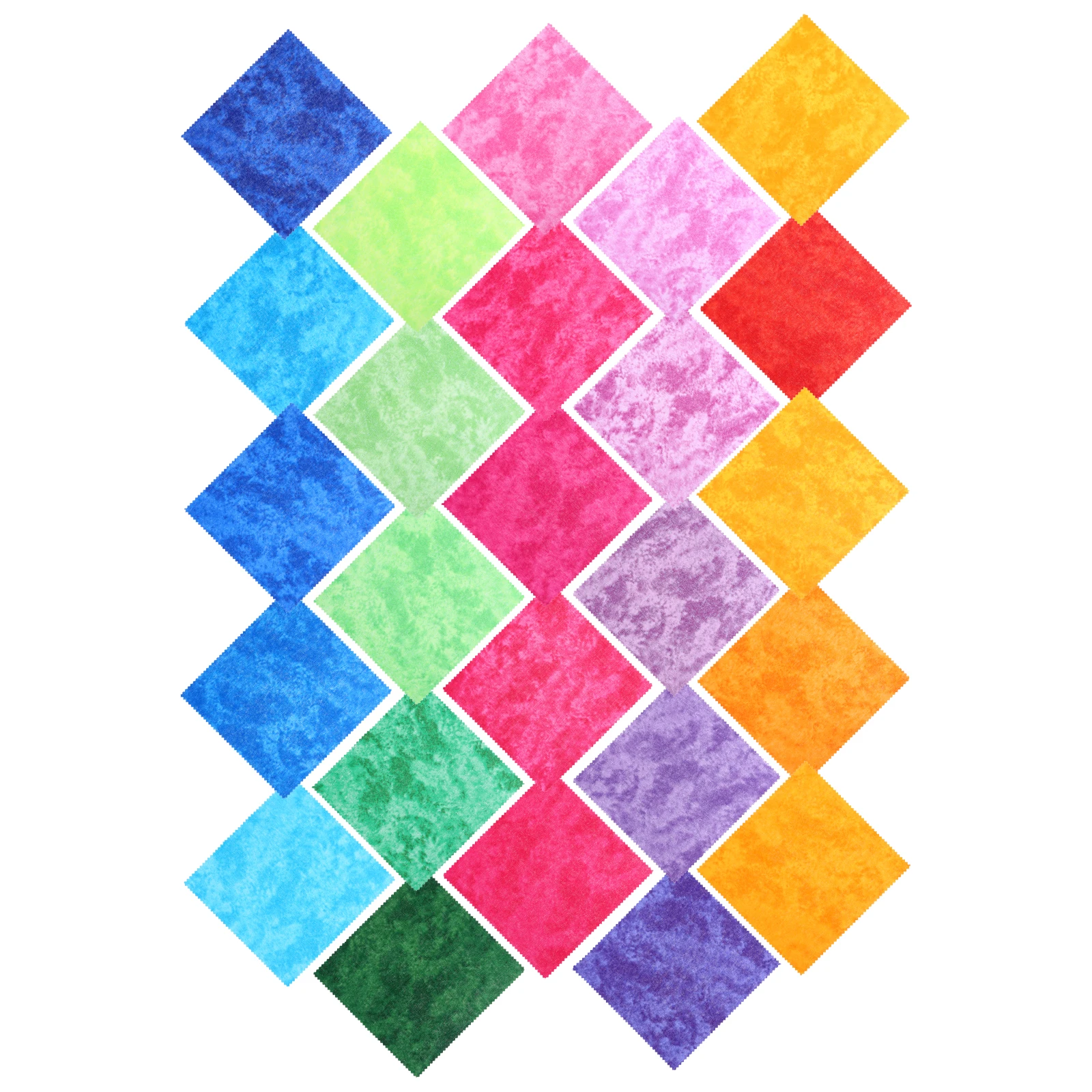 

25pcs DIY Fabric Set Soft Comfortable Quilting Kit Patchwork Material Supplies Cotton Cloth Yard Sewing Craft Project