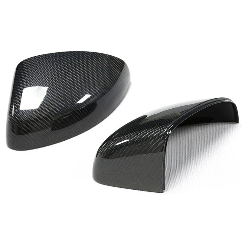 For Audi A1 S1 2010 2011 2012 2013 2014 Real Carbon Fiber Car Side Rear View Mirror Caps Replacement Add On styles modification