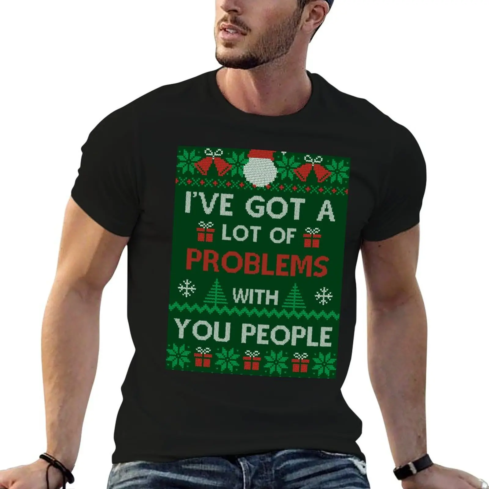 Festivus Sweater - I've Got A Lot Of Problems With You People - Frank Costanza T-Shirt Casual Light Summer Short Sleeve Top