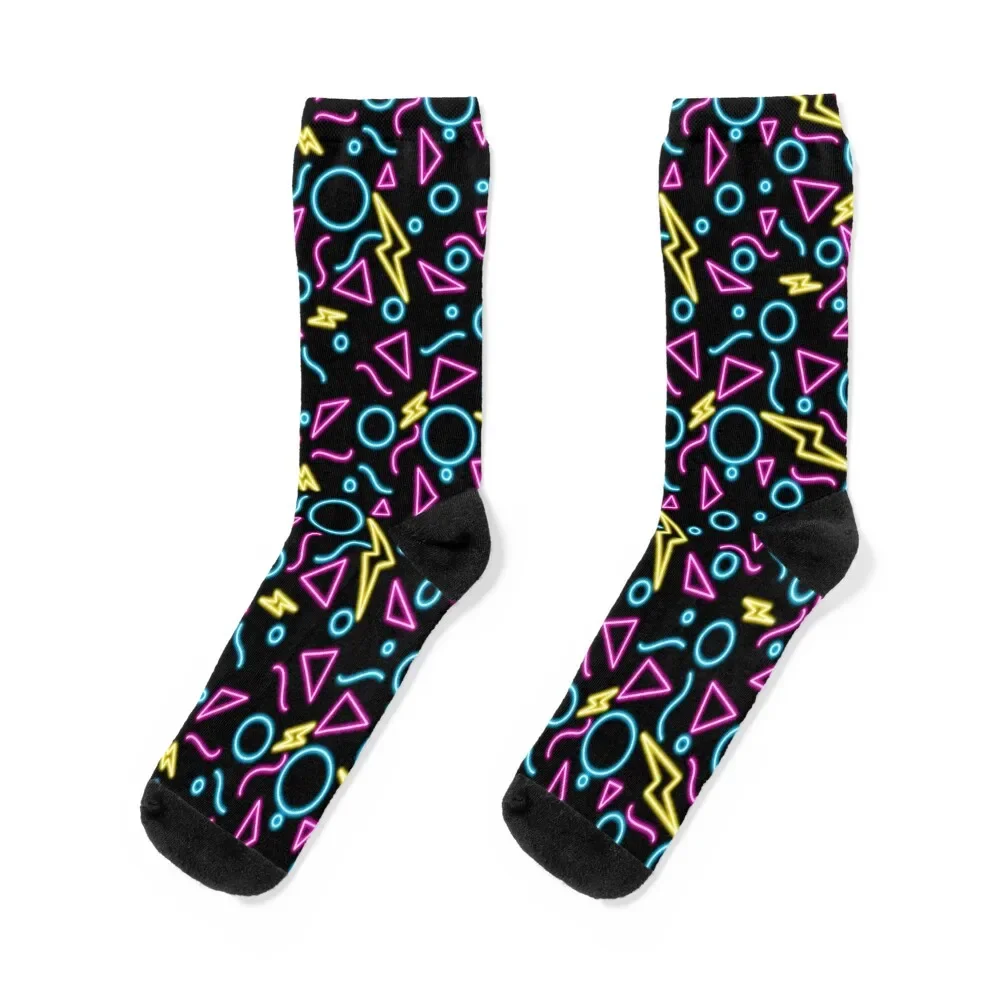 

Neon Arcade Carpet Pattern Socks luxe Climbing Socks Male Women's