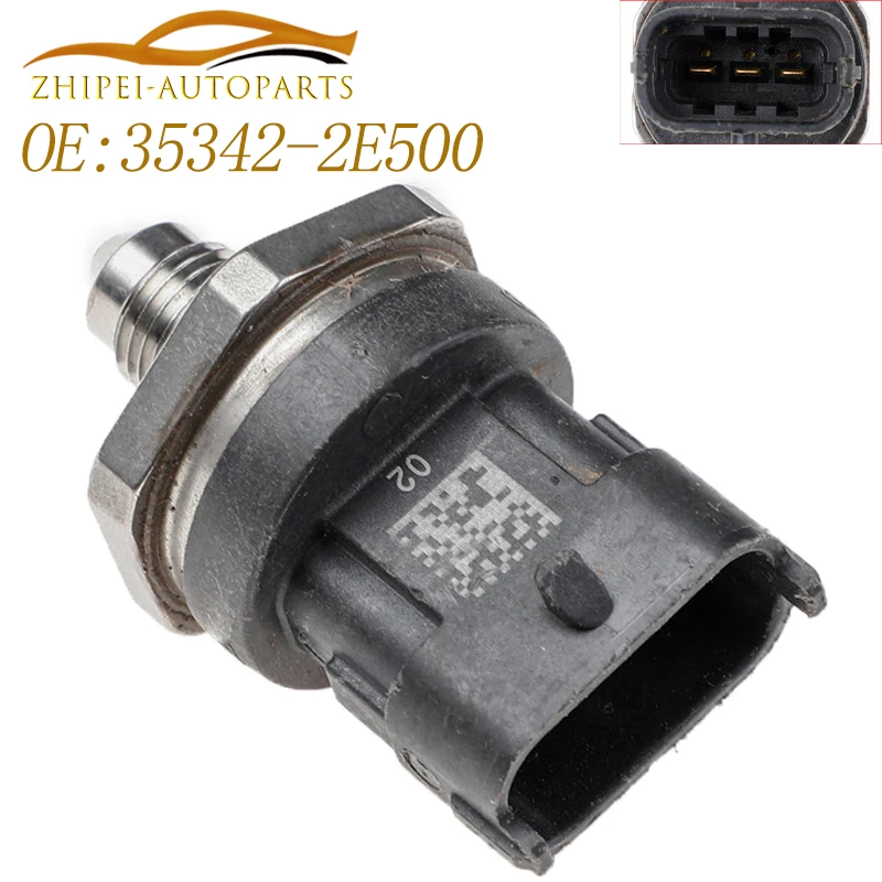 

35342-2E500 Fuel Rail Pressure Sensor 353422E500 0261545052 0261545052 For Hyundai Accent Santa Fe Elantra for Kia Soul Rio 1.6L