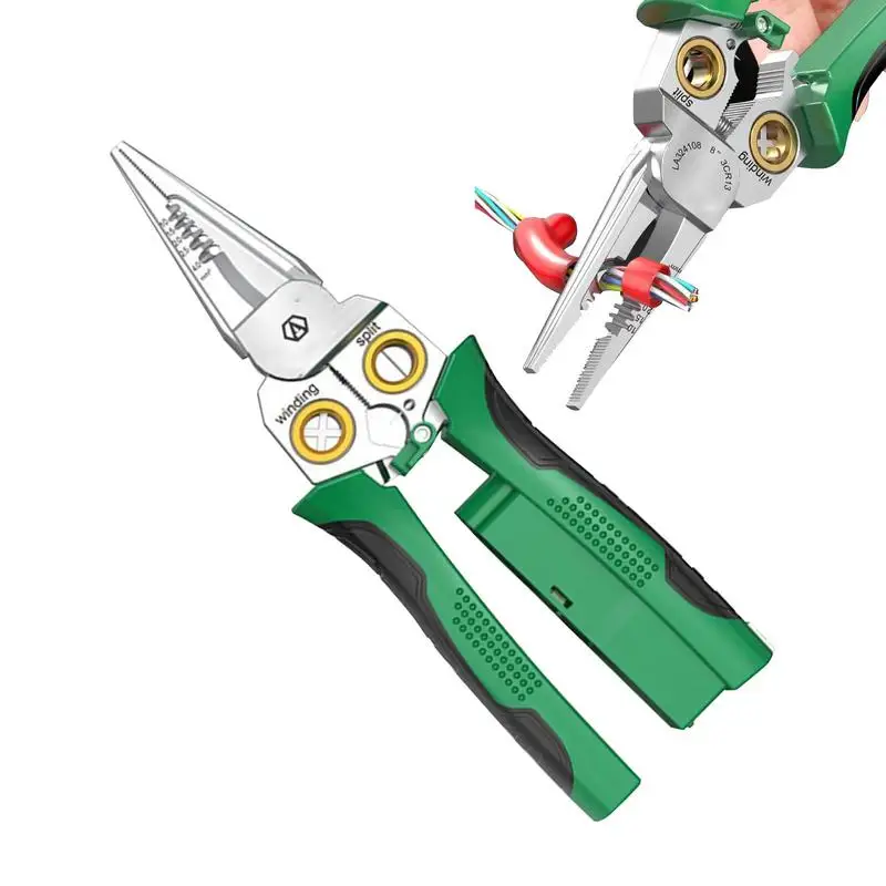 

Multifunctional Wire Stripping Pliers Cable Crimping Cutter Electrician Special Wire Stripper Network Cable Wire Stripper Tools