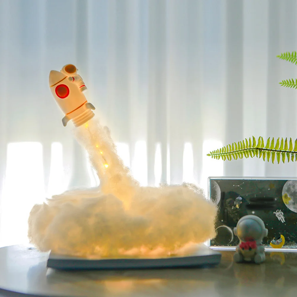 رائد الفضاء ليلة ضوء مصباح سيليكون الطفل الحضانة غرفة الاطفال ديكور الهدايا القطن لينة دائم آمنة متعددة الأغراض DIY الوالدين والطفل