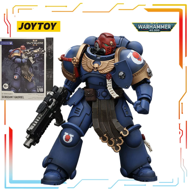JOYTOY Originele Warhammer 40K 1/18 Schaal Afgewerkt Mecha Is Beweegbare Ultramarines Anime Action Figure Model Speelgoed Model voor Jongens