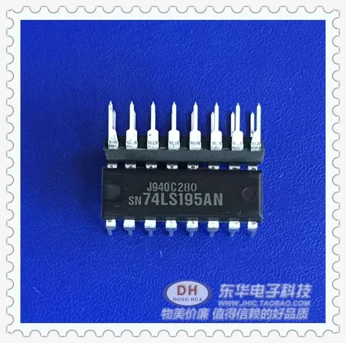10PCS/LOT NEW SN74LS195AN 74LS195 DIP-16 Universal 4-bit shift register
