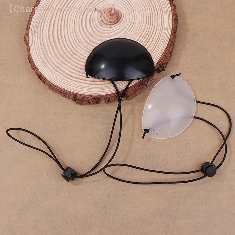 【M】Translucent Black Single Eye Protect Correction Children's Monocular Eye Goggle Patch Amblyopia Blindfold One Eye Strabismus