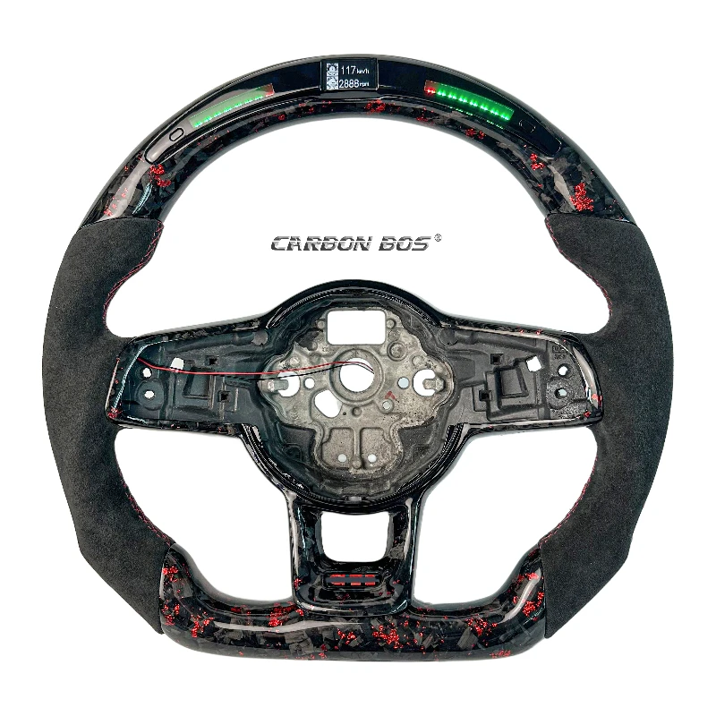 

Кованая красная автозапчасть из углеродного волокна для Volkswagen MK7 GTI R Golf 7 Golf 6 MK7 7.5 Golf 6 со светодиодом и алькантари, настраиваемая