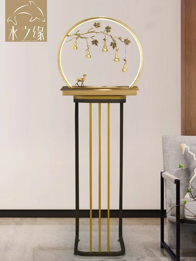 TAO Desktop Pure Copper Gourd Decoration Creative Gift Home Living Room Decoration