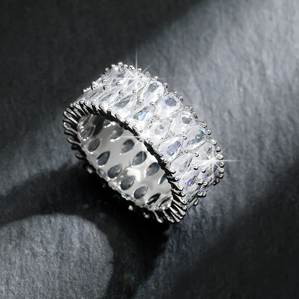 Women's Multicolor Cubic Zirconia Wedding Ring