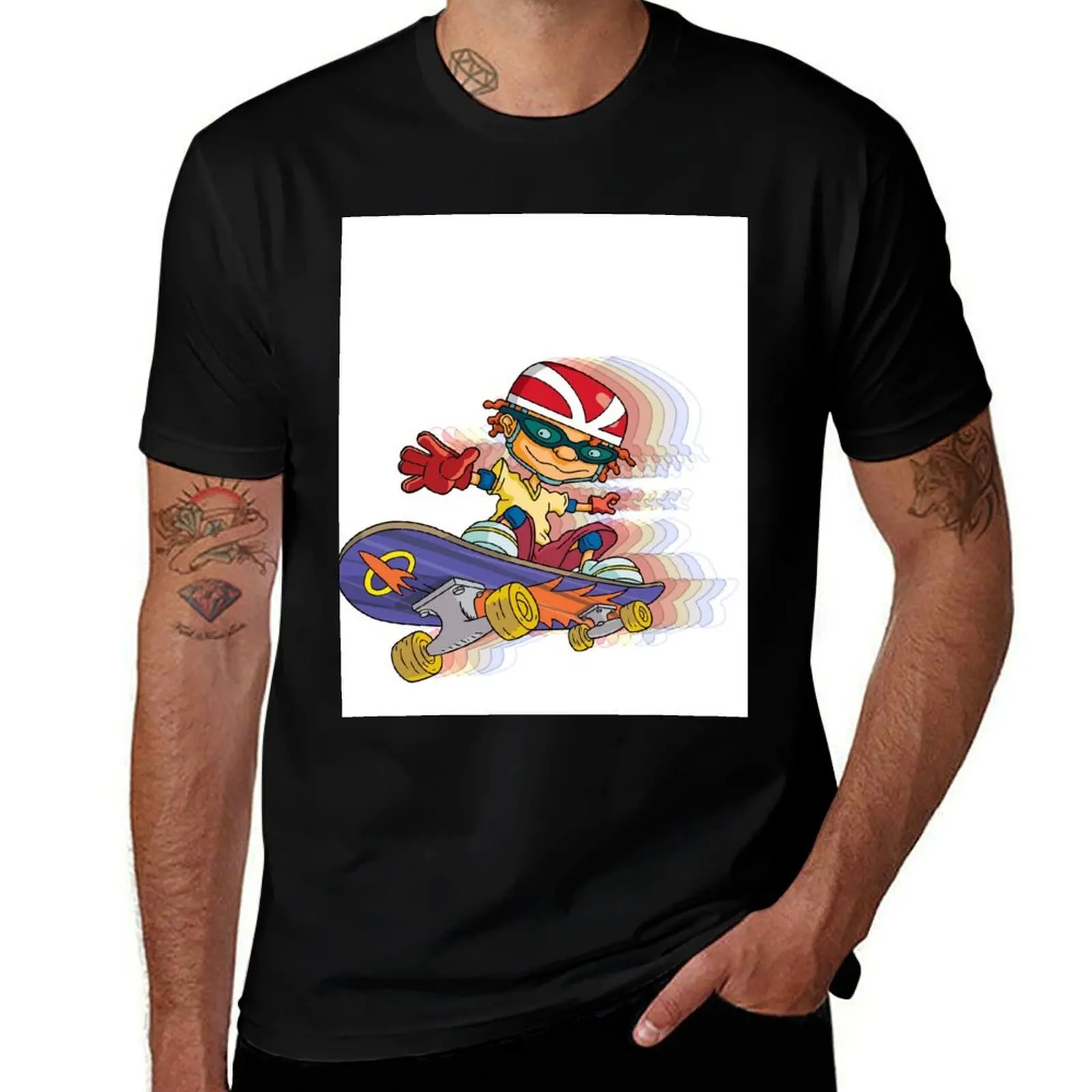 Rocket Power Speed Skate T-Shirt custom t shirt for a boy mens plain t shirts