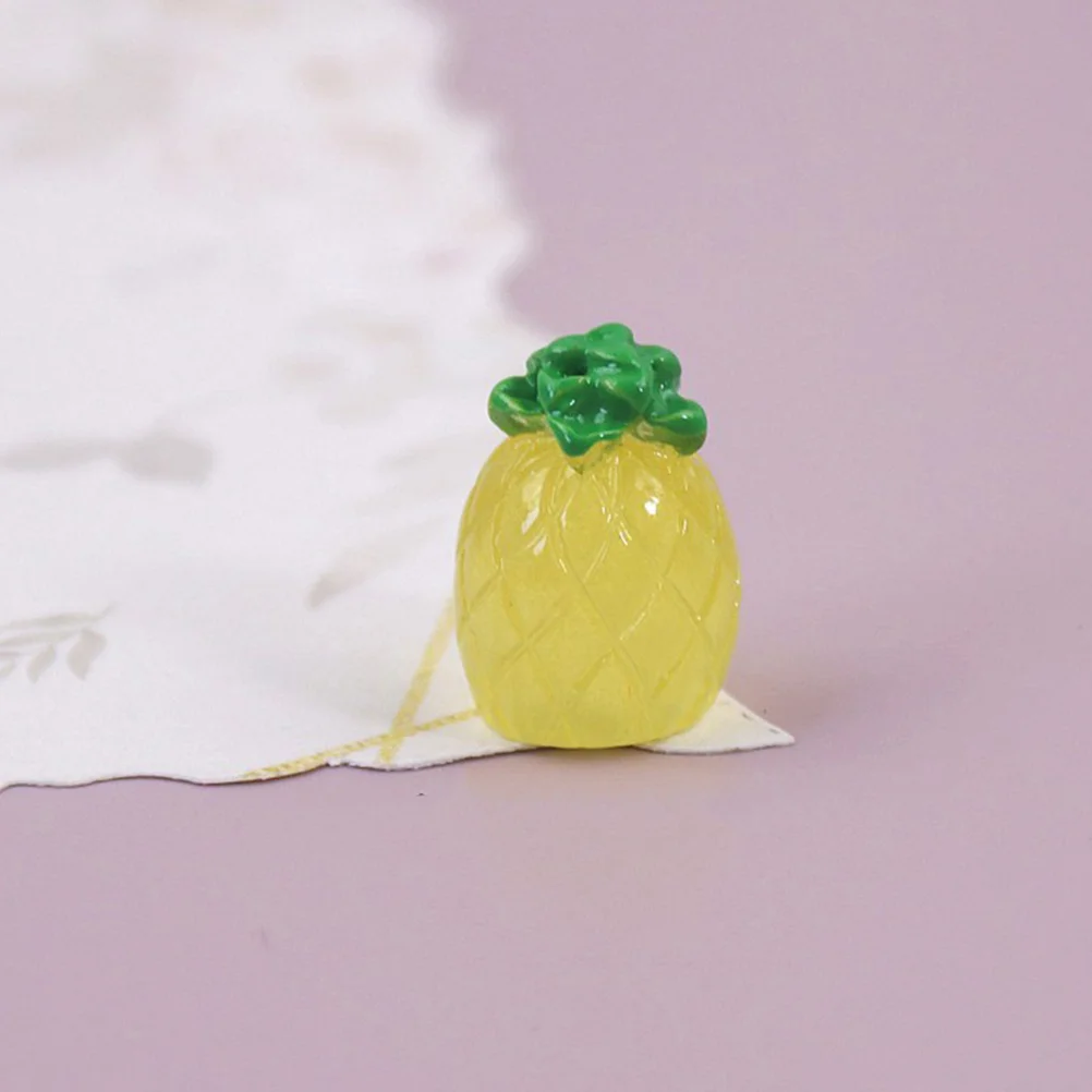 

3pcs 3 Pieces Yellow Apple Mini Fake Fruit Ornament Artificial Fruits Accessory Decoration