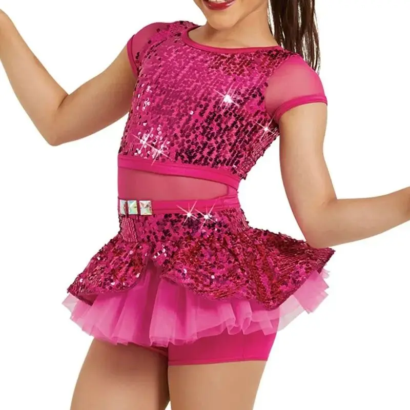 New dance costume professional jazz dance dress performance dress Lodysuit Latin dress