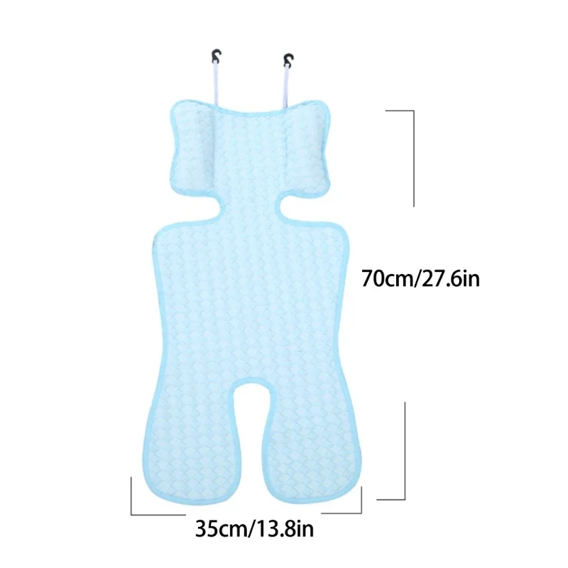 Summer Baby Stroller Cushion Cooling Seat Mats for Kids Pram Comfortable Soft Baby Sleep Cushions Outdoor Breathable Pram Pads