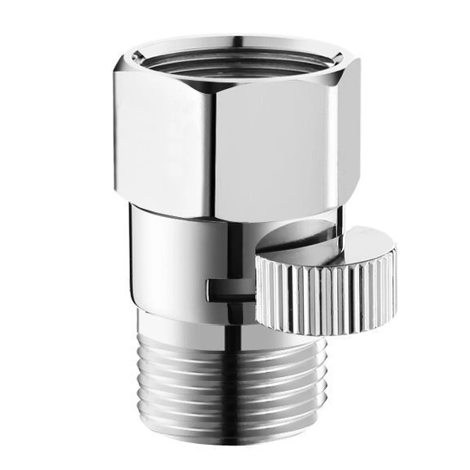 1PCS Shower On Off Valve Brass With Chrome Finish Handheld Shower Quick Switch Shower Stop Valve Easy Accessories