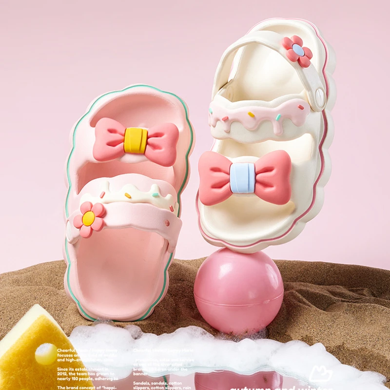 صنادل Kid Shoes Children Sandals Slippers 2023 Summer Girls Non Slip Sandals Outdoor Beach Shoes Princess Shoes Zapatos Niña