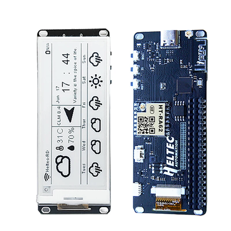 Heltec Meshtastic e290 esp32 sx1262 loraスマート値札、電子ペーパーモニター、iot devboardキット、2.90インチe-inkディスプレイ、wifi ble