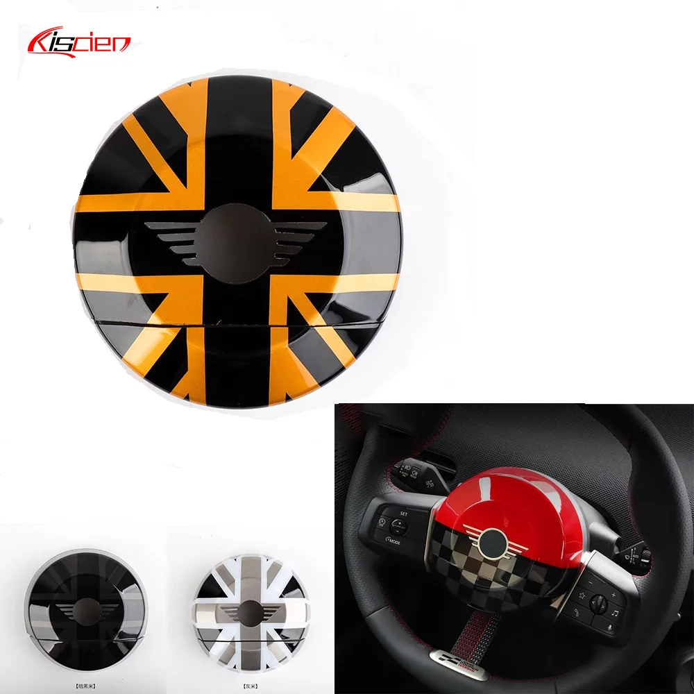 

For MINI Cooper SE J01 J05 Electric U25 Coutryman Steering Wheel Center Cover Sticker Styling Decoration Frame Car Accessories