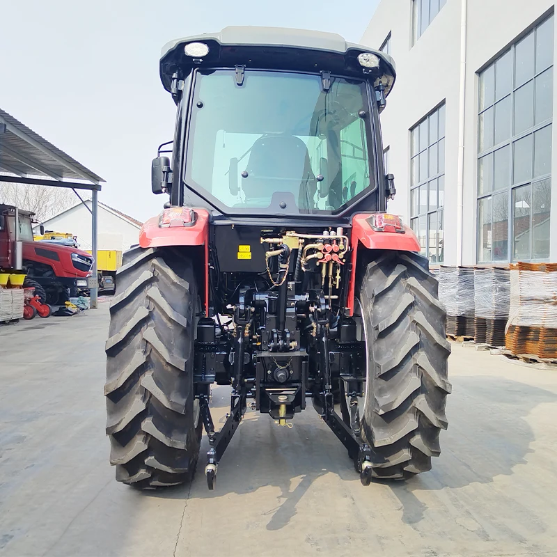 High Quality 4x4 Mini 50hp Tractor for Sale Chinese Small Farm Tractors Agriculture Excavating Tractor view 5