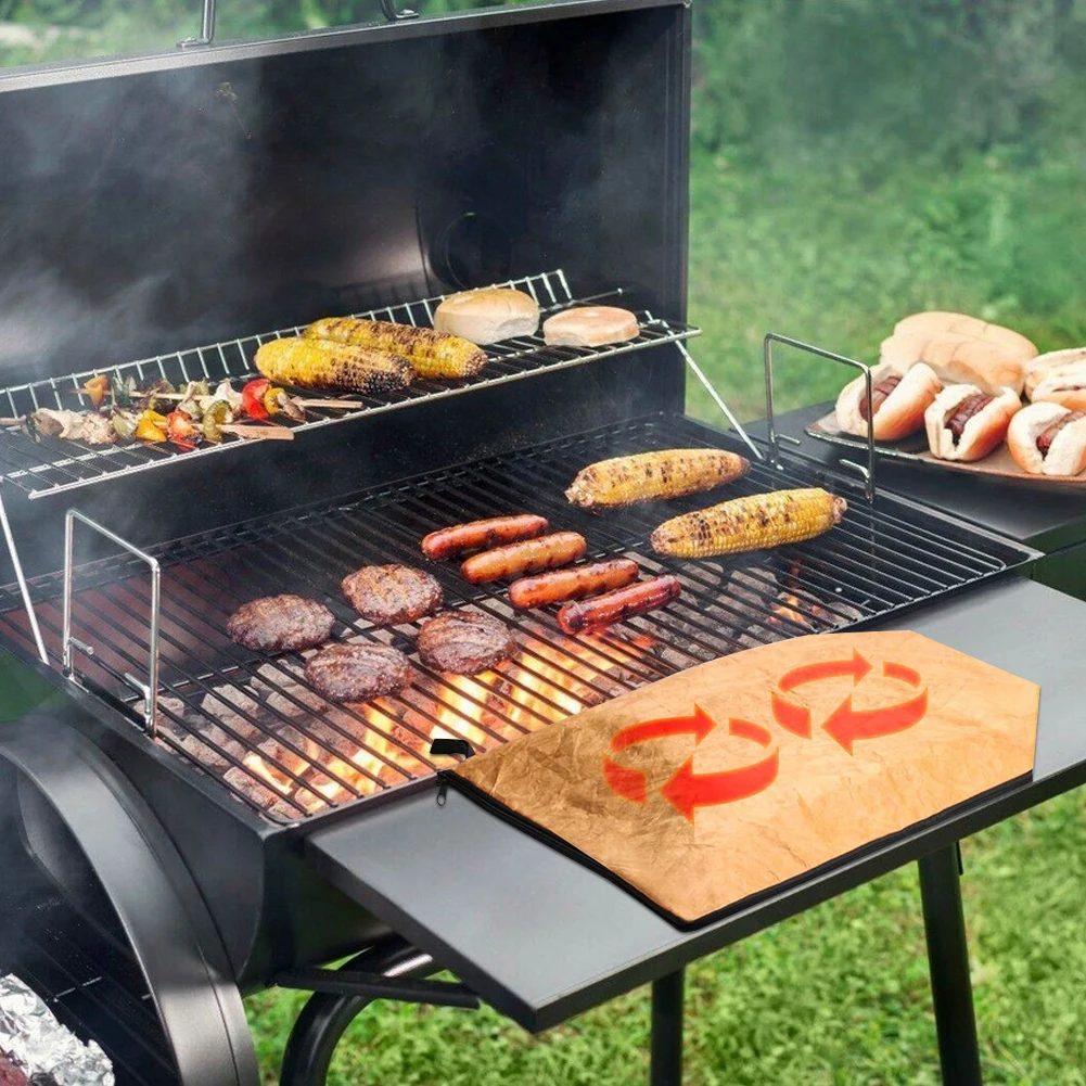 

BBQ Blanket for Resting Meat Insulated Meat Resting Bag with Wide Mouth BBQ Resting Blanket for Large Brisket/Beef/Turkey