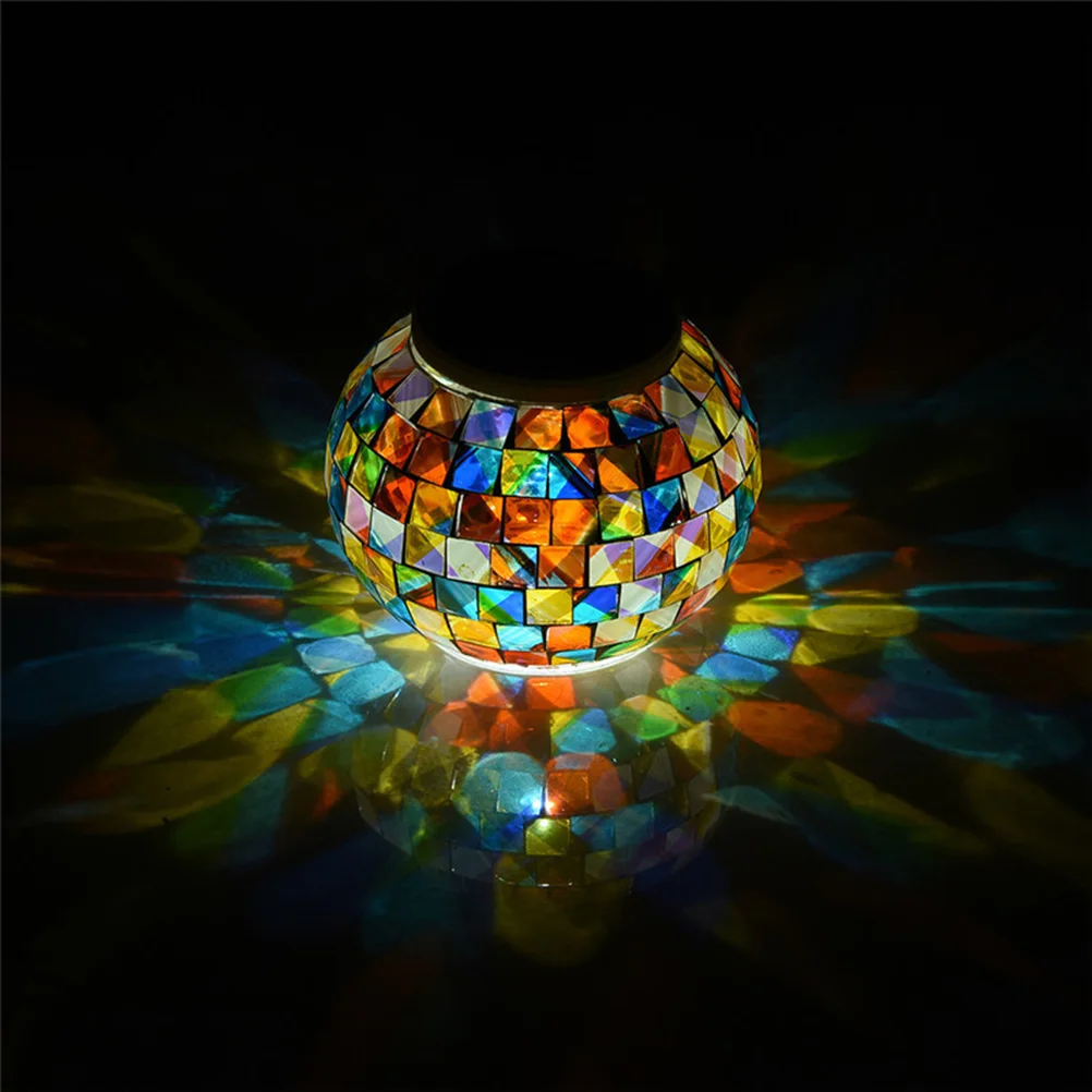 Powered Glass Ball Garden Lights Color Changing Waterproof Outdoor Decorative Ball Lamps For Parties Solar Lawn Light White Rgb