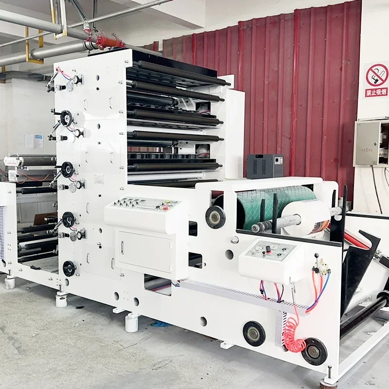 Flexo Printing Machine For Labels And Film Cup Paper Blank Printing Machine