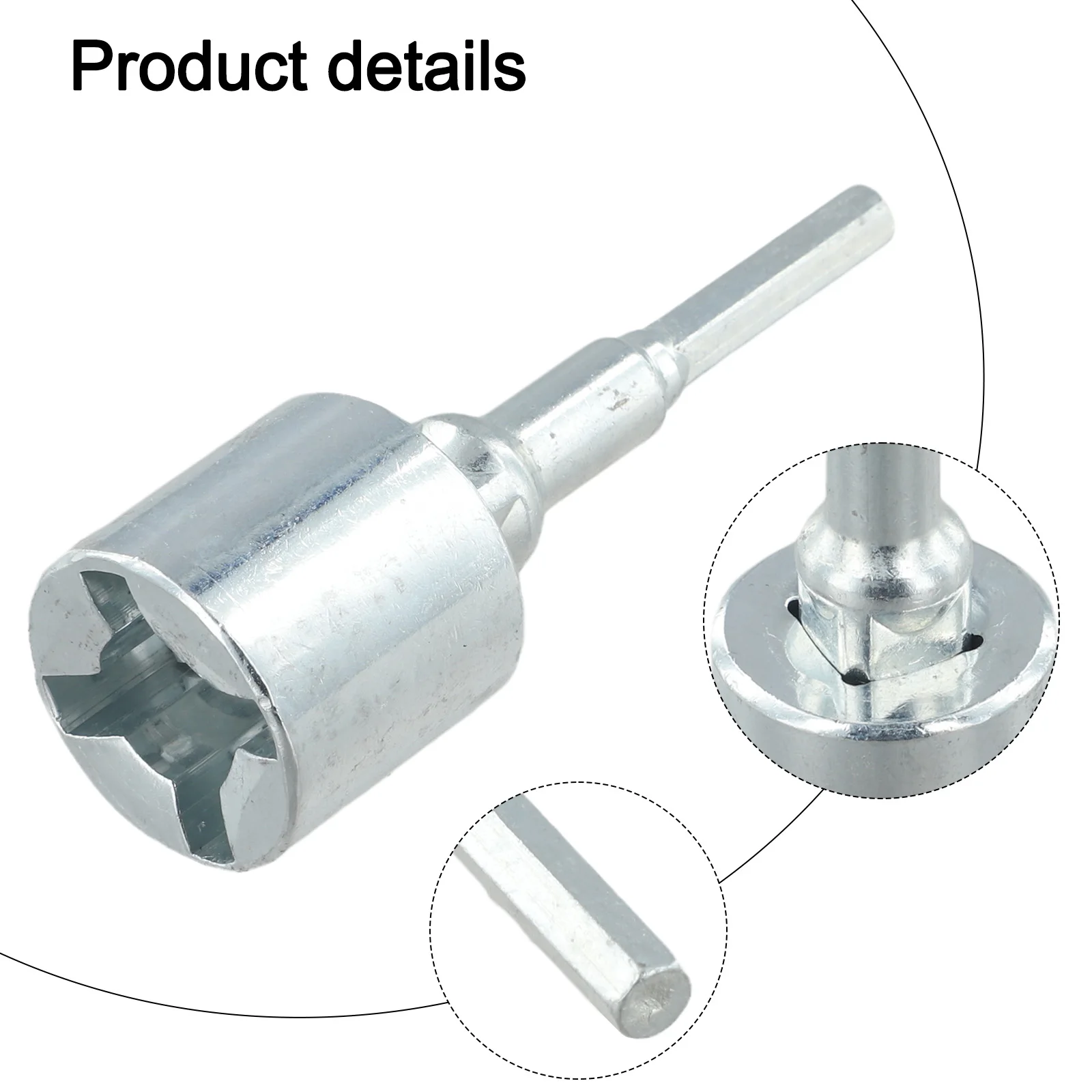 Electroplated Electric Wrench Jack Automotive Tool Compatible With 96 Jacks Electroplated Socket For Various Vehicles