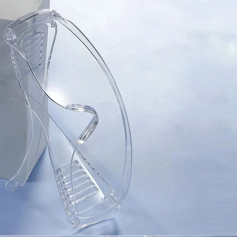 

5pcs with Vented Safety Glasses Protection Science Lab Shields and Glasses Anti-Fog Side Chemical Splash Eye Protective Goggles