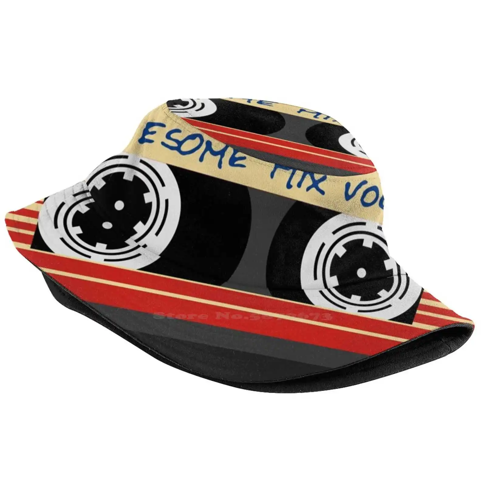 Awesome , Mixtape Vol 2 , Cassette , Retro , Women Men Fisherman Hats Bucket Caps Awesome Mixtape 60s 70s 80s Cassette Retro