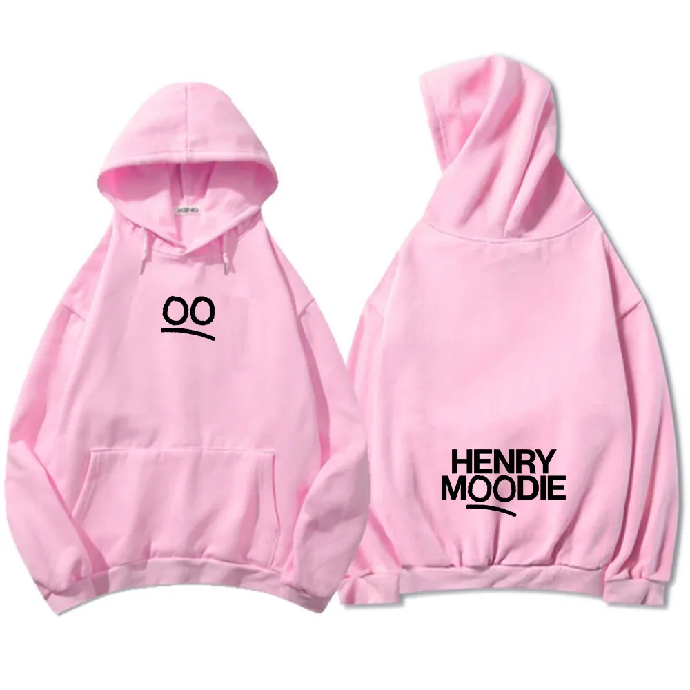 سترة هنري مودي بغطاء للرأس للجنسين ملابس الشارع بأكمام طويلة، سترة خريفية دافئة كاجوال بقلنسوة برسومات كرتونية