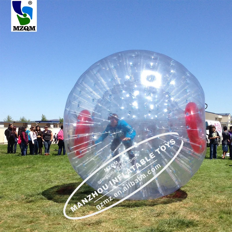 Bola humana inflable al aire libre del Zorb del juego de bolos humano del PVC del deporte de bolos