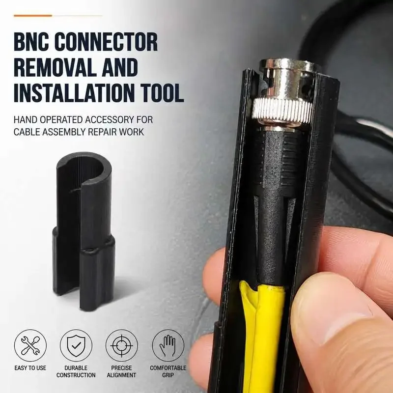 BNC Connector Install And Removal Tool Hand Operated Accessory For Cable Assembly Maintenance Work