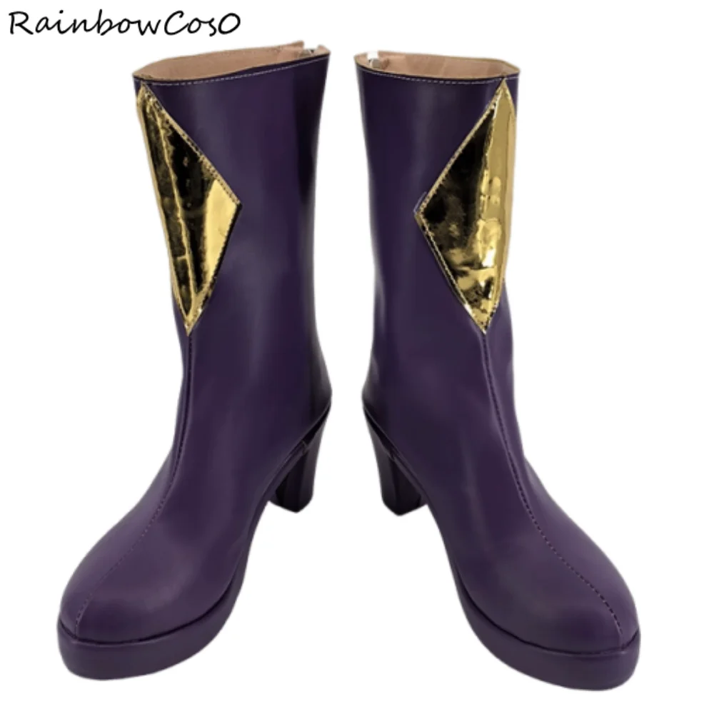 Bridget GUILTY GEAR STRIVE Cosplay Sapatos Botas Jogo Anime Halloween Natal RainbowCos0 W4876