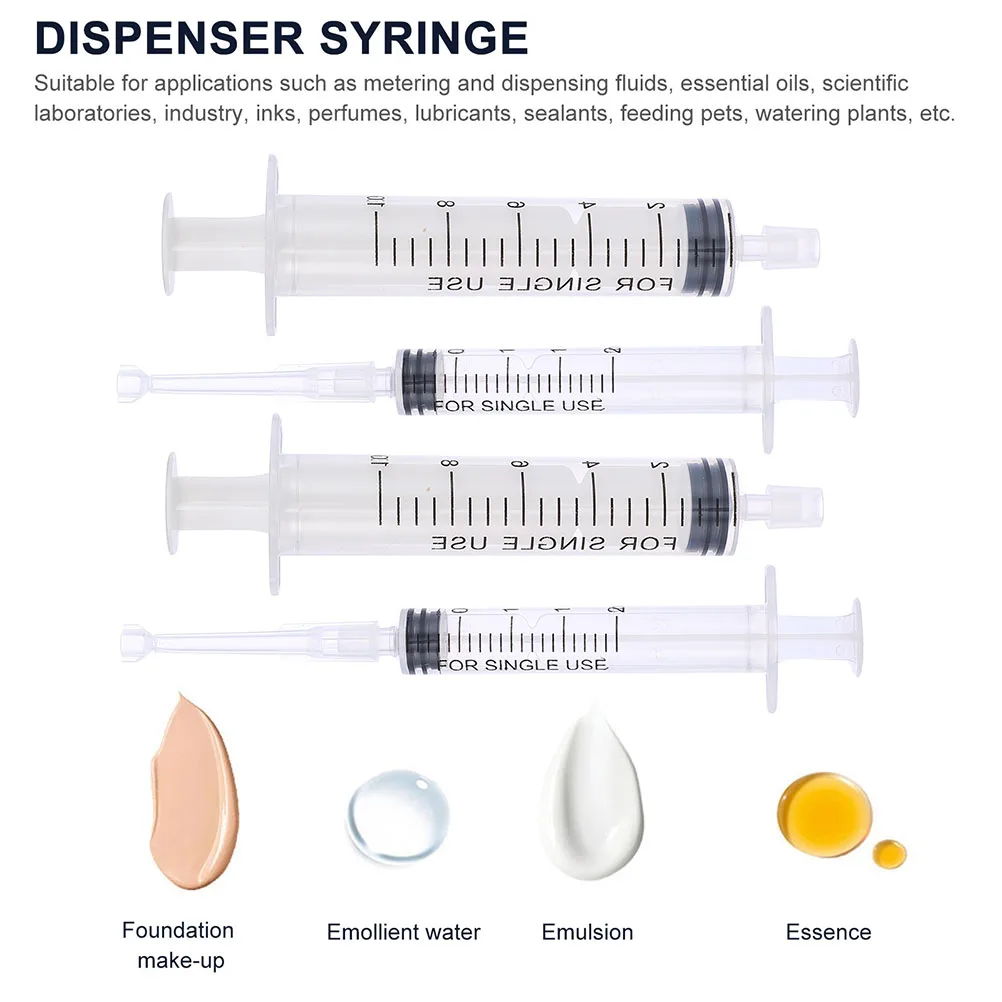 

12pcs Perfume Bottle Plastic Scale Dispenser For Sealed Bottles Liquid Measuring With Long Tip Perfume Dispensing Tool Sealed