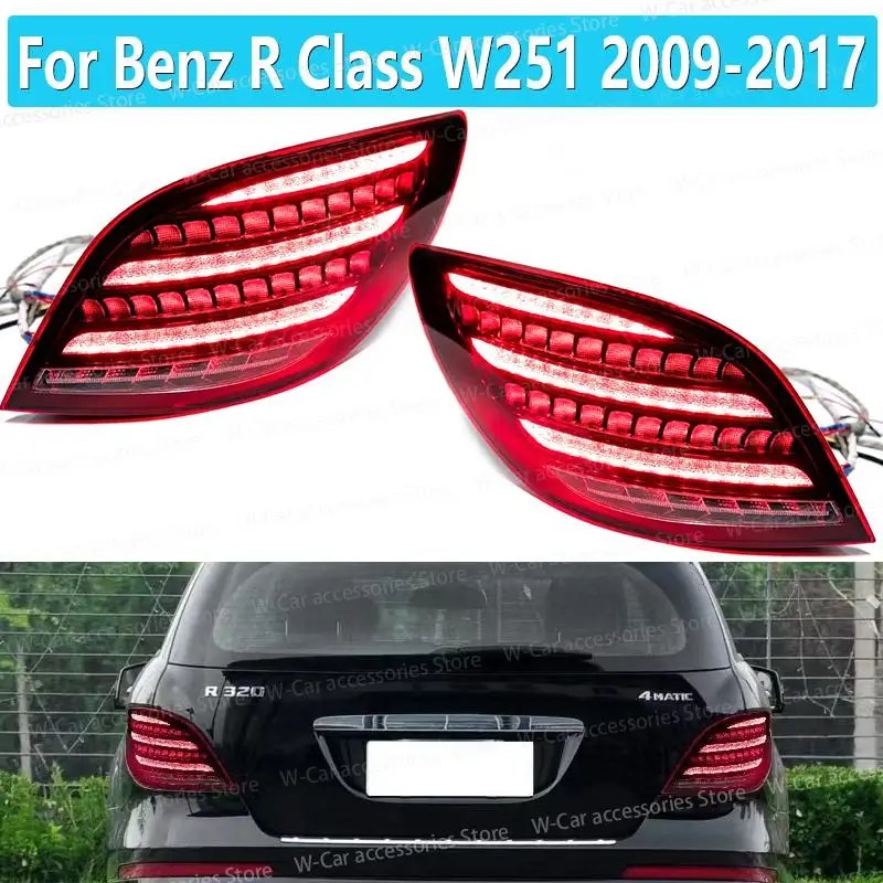 

Car Led Tail Light For Mercedes Benz R Class W251 2009-2017 Rear Lamp DRL Dynamic Signal Reverse Automotive Accessories