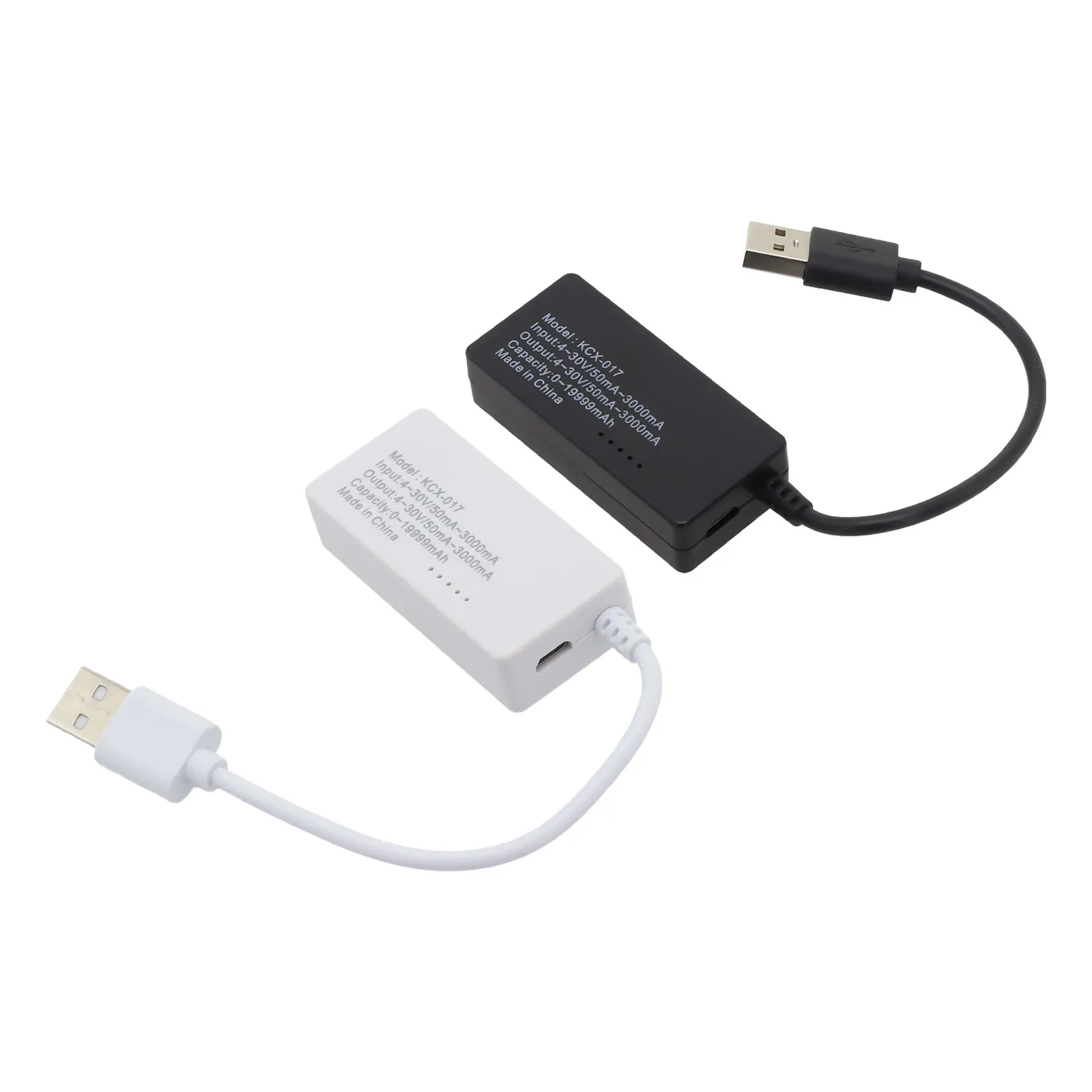 USB Tester Current Voltmeter For Voltage Current MAH 4-30V/50mA~3000mA Data Saving Function For Monitor Mobile Power