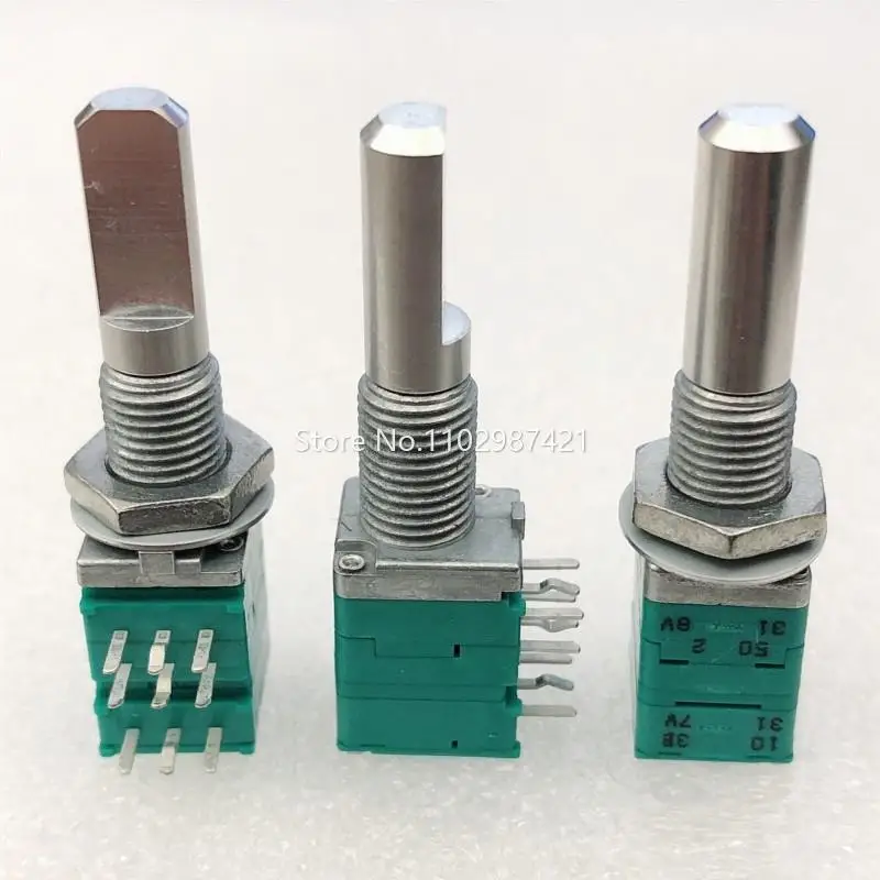 1 Piece 09 Type Potentiometer B10K 5K 3 Link Precision Input Gain Volume Potentiometer DJM-900SRT 900NEXUS 9 Pin D Shaft 25MM