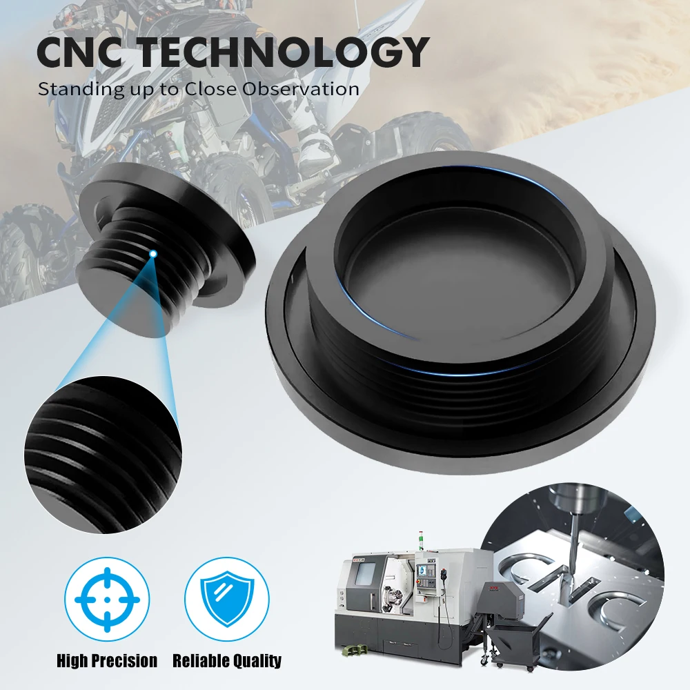 

NICECNC ATV Engine Cover Cap Plug Kit For YAMAHA Raptor 700 2006-2024 700R Raptor 660 2001-2005 YFZ450R 2014–24 YXZ1000R YZ250F