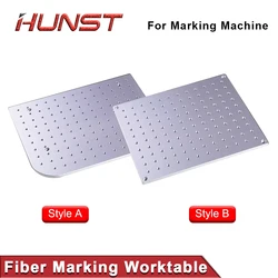 Hunst Aluminum Sheet Working Platform 320*280mm & 350*550mm for Fiber Optic UV CO2 Laser Marking Machine.