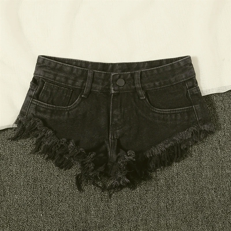 Jupe pantalon à entrejambe Invisible pour femmes, taille basse, polyvalente et fine, pour boîte de nuit, Sexy, nouvelle collection été 2025